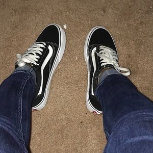 Black & White old School vans.